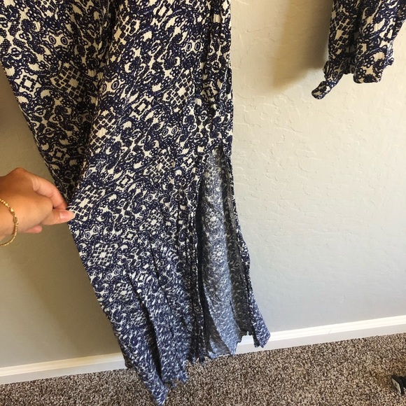 Mandala Daydream Blue Print Maxi Dress - Picture 6 of 6